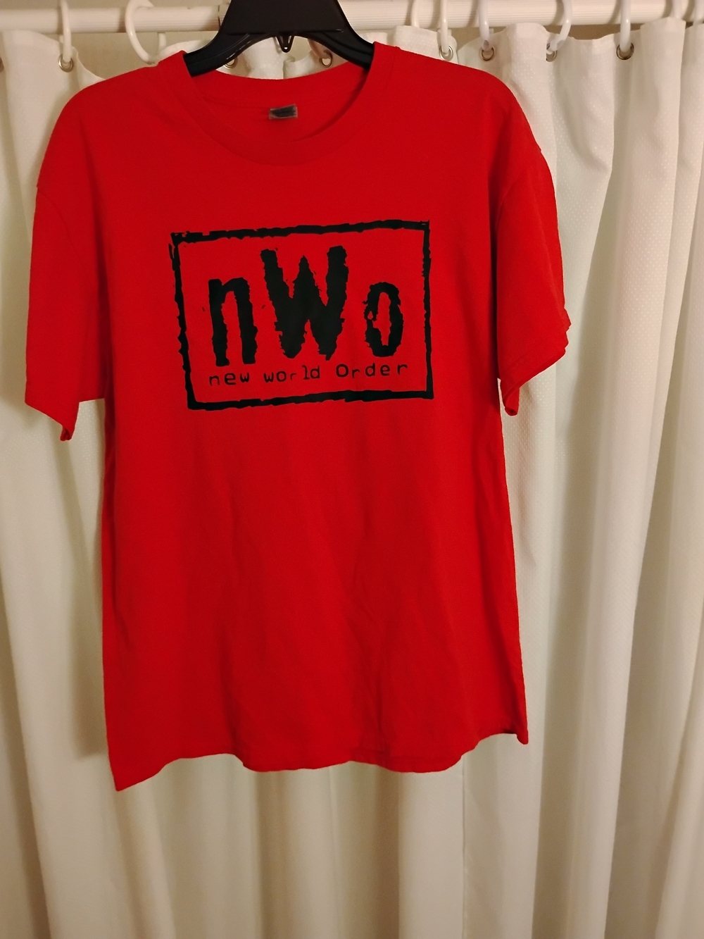 Gildan Red nWo New World Order Graphic Tee